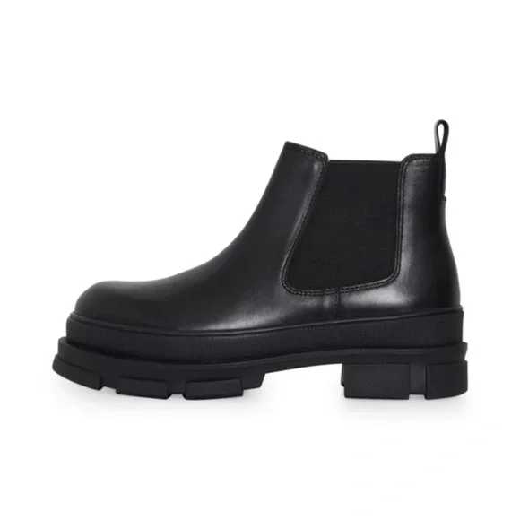 ICHI Women’s Jemma Leather Chelsea Ankle Boot - Picture 2 of 12